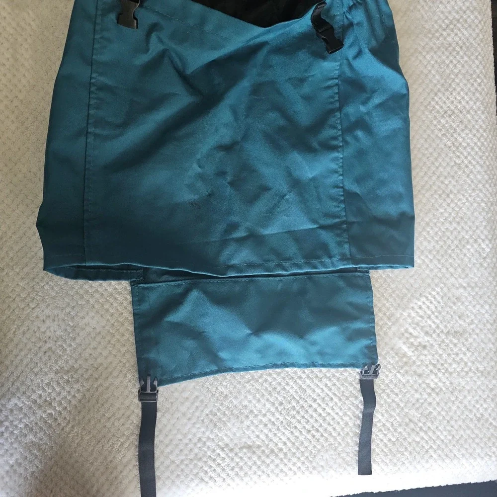Jwthee Gardening Apron with Pockets‎ Adjustable Teal Harvest Bag - Picture 5 of 14